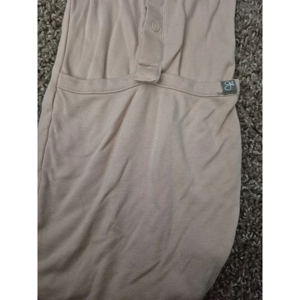 Goumi 0-3 months bamboo gown - light pink